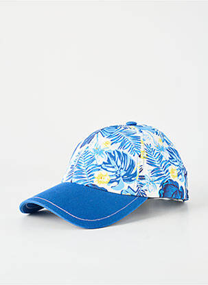 Casquette fermeture scratch bleu LE CHAPOTÉ homme