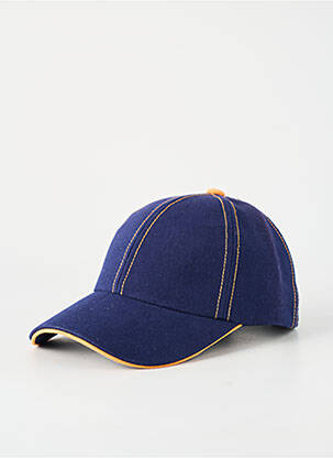 Casquette fermeture scratch bleu LE CHAPOTÉ homme