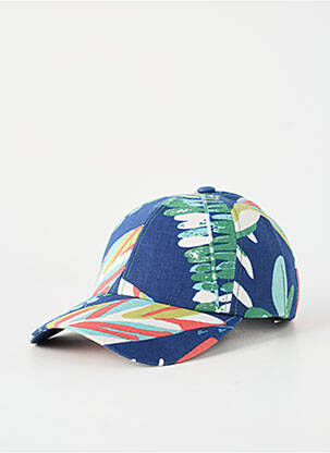 Casquette fermeture scratch bleu LE CHAPOTÉ homme