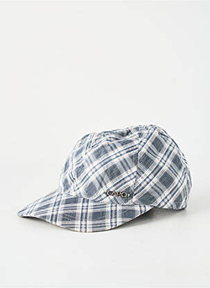 Casquette fermeture scratch gris CAPO  homme
