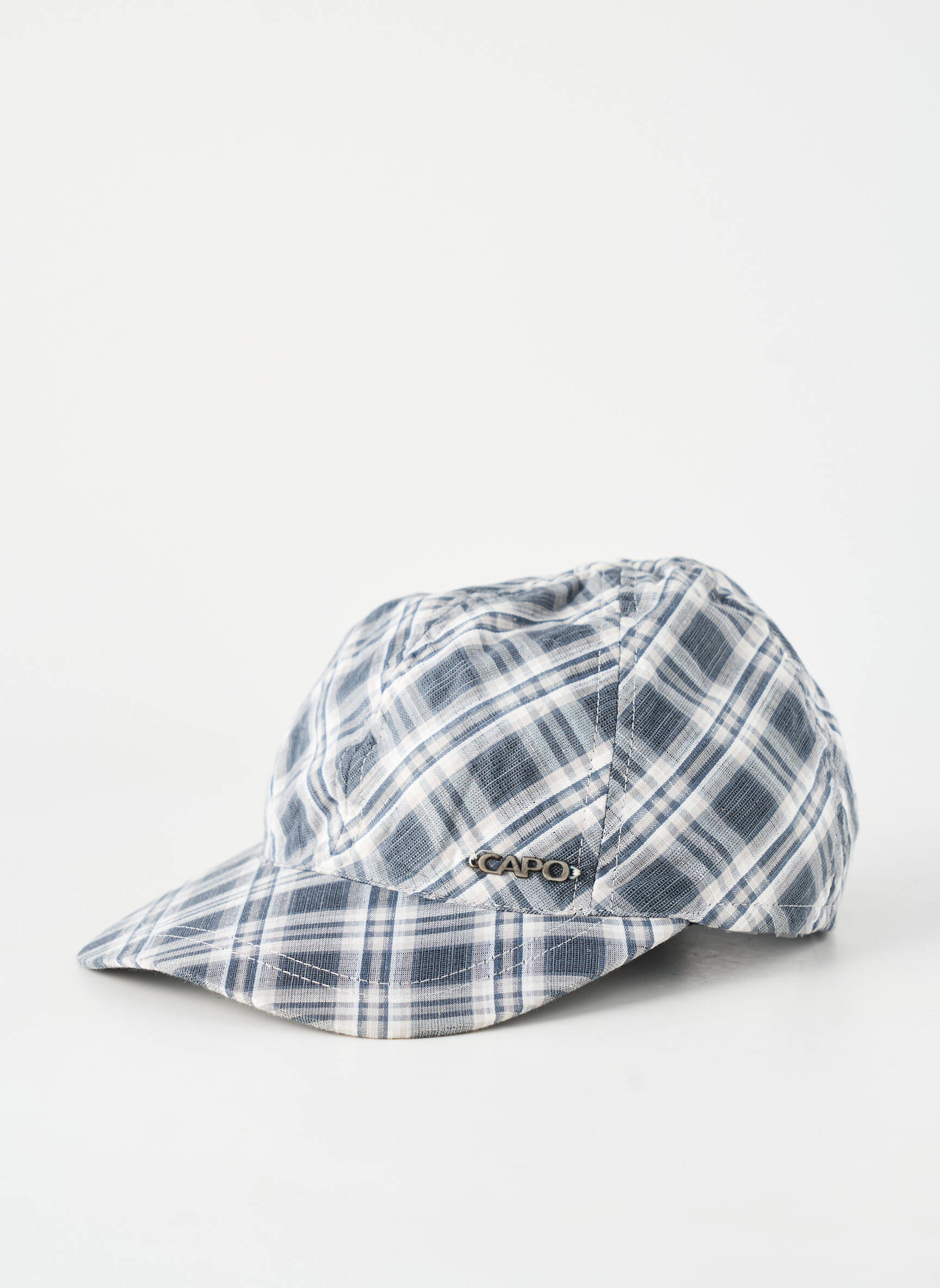 Casquette fermeture scratch gris CAPO  homme