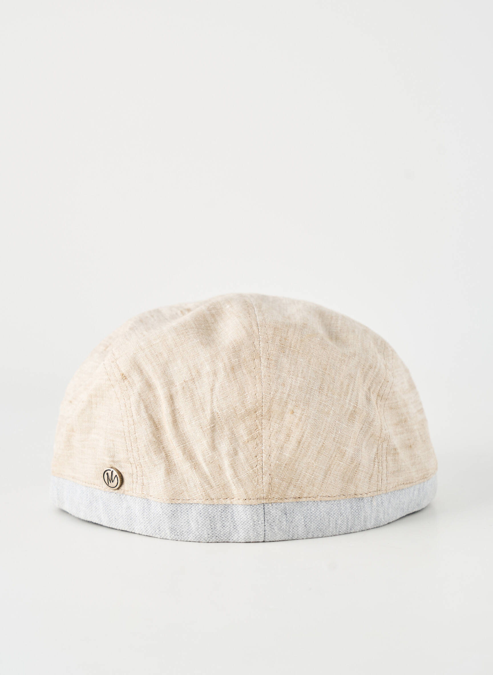 Chapeau forme béret beige FLECHET homme