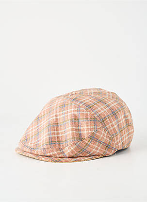 Chapeau tissage popeline orange MODISSIMA homme