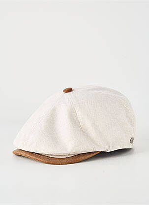 Chapeau doublure textile beige FLECHET homme