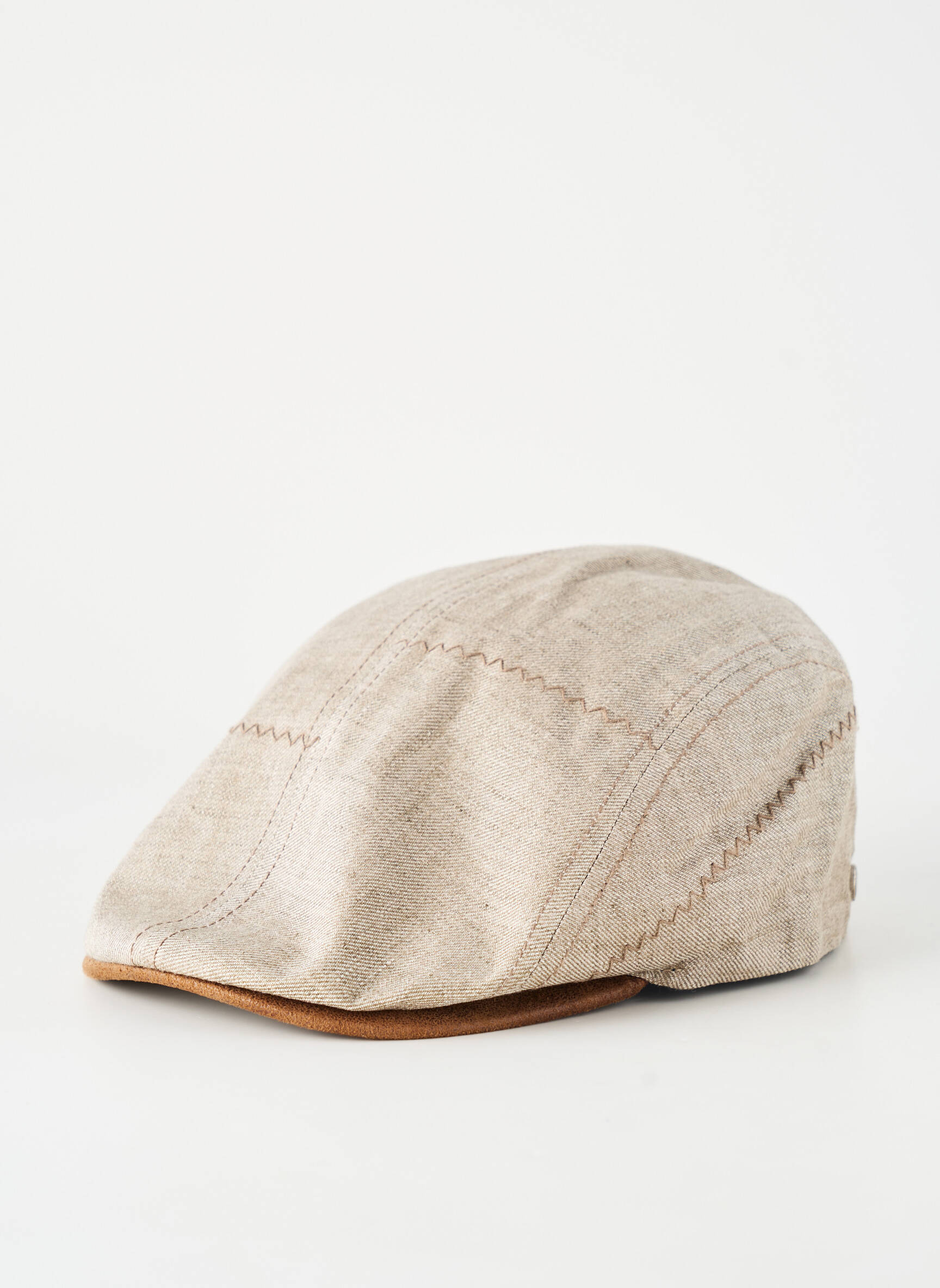 Chapeau doublure textile beige FLECHET homme