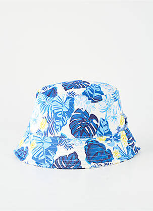 Chapeau tissage popeline bleu LE CHAPOTÉ homme