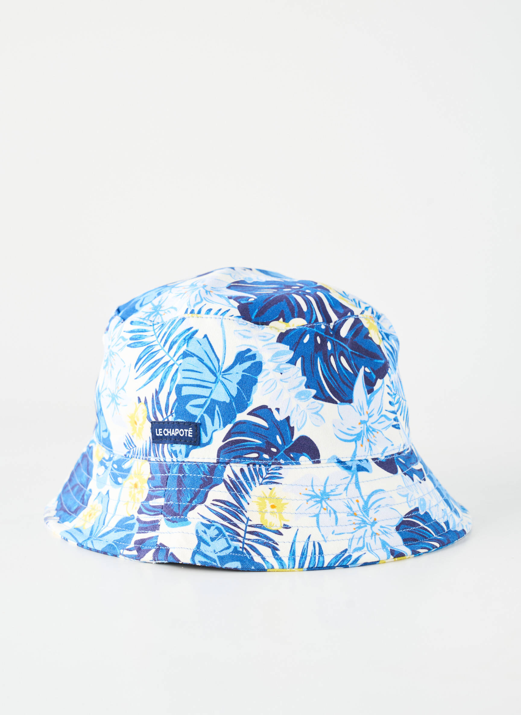 Chapeau tissage popeline bleu LE CHAPOTÉ homme