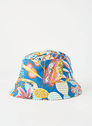 Chapeau doublure textile bleu LE CHAPOTÉ femme