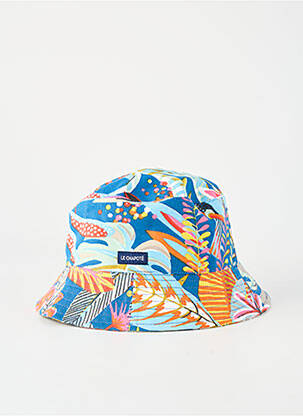 Chapeau doublure textile bleu LE CHAPOTÉ femme