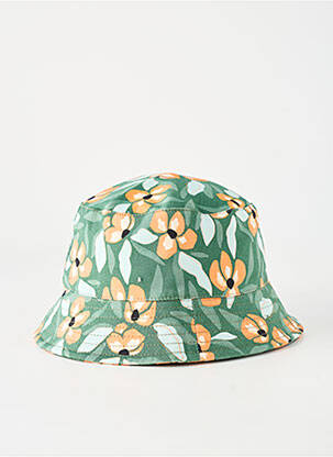 Chapeau doublure textile vert LE CHAPOTÉ femme