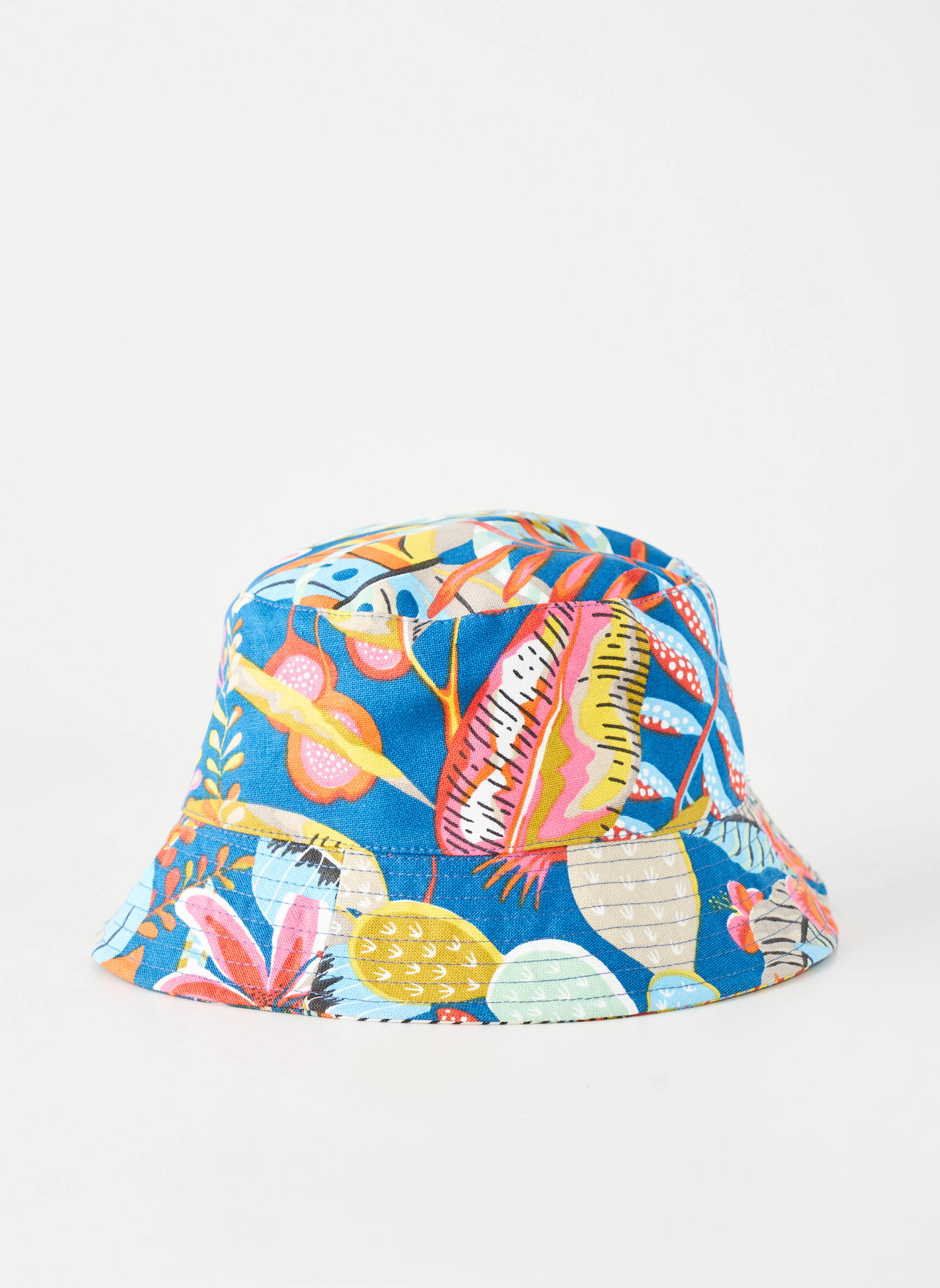 Chapeau doublure textile bleu LE CHAPOTÉ femme