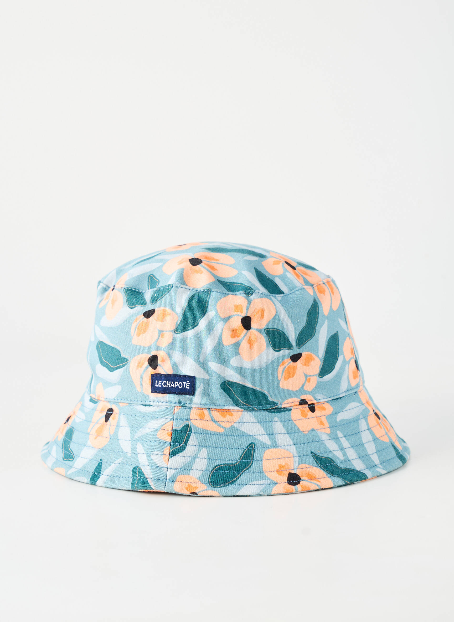 Chapeau doublure textile bleu LE CHAPOTÉ femme