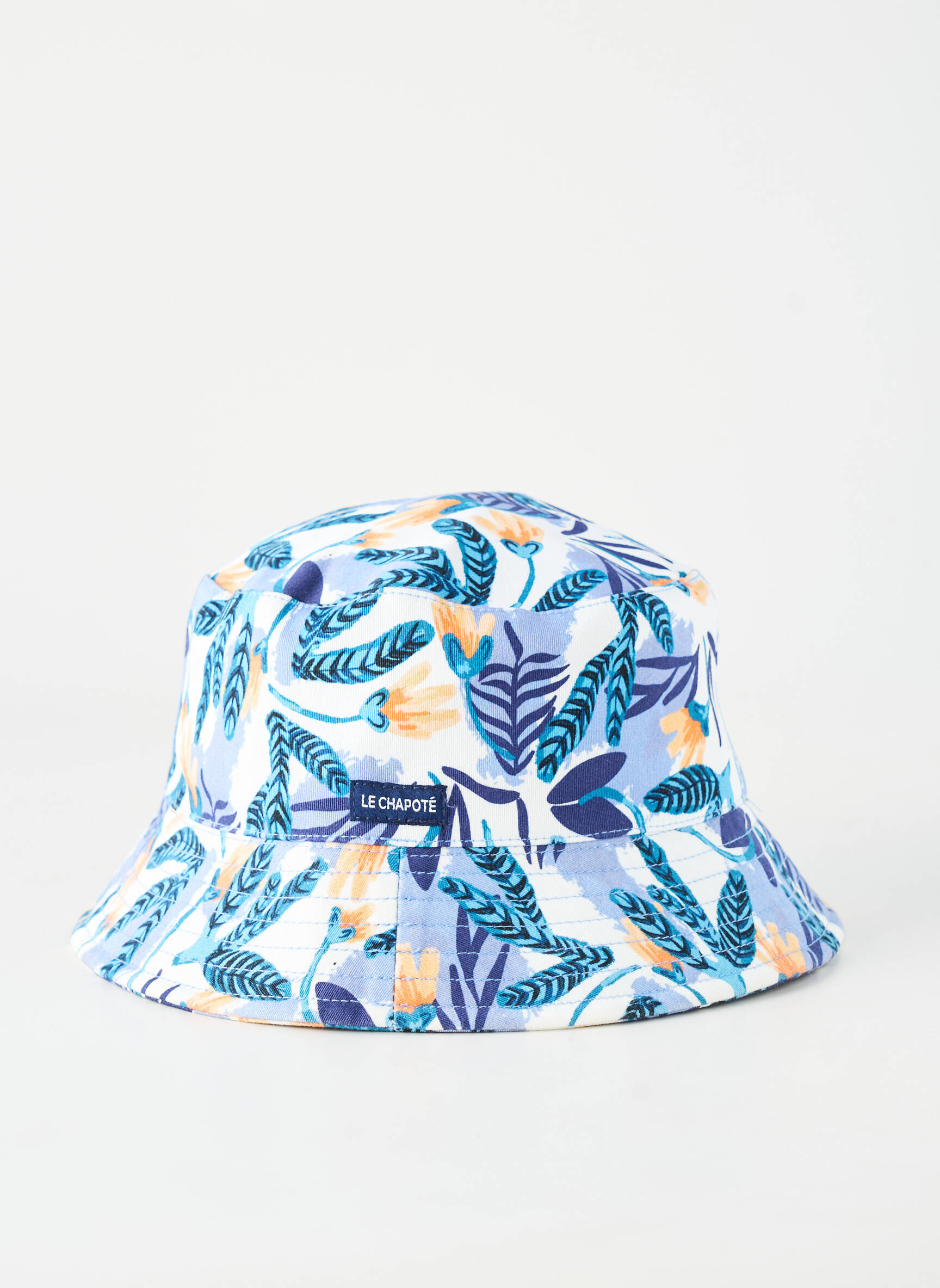 Chapeau doublure textile bleu LE CHAPOTÉ femme
