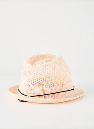 Chapeau forme chapeau paille rose CHILLOUTS femme