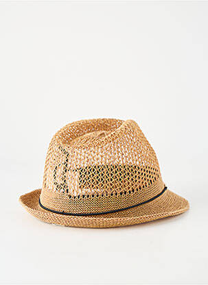 Chapeau forme chapeau paille marron CHILLOUTS femme