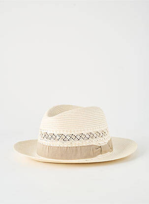 Chapeau bande anti-transpiration beige PANAMA homme