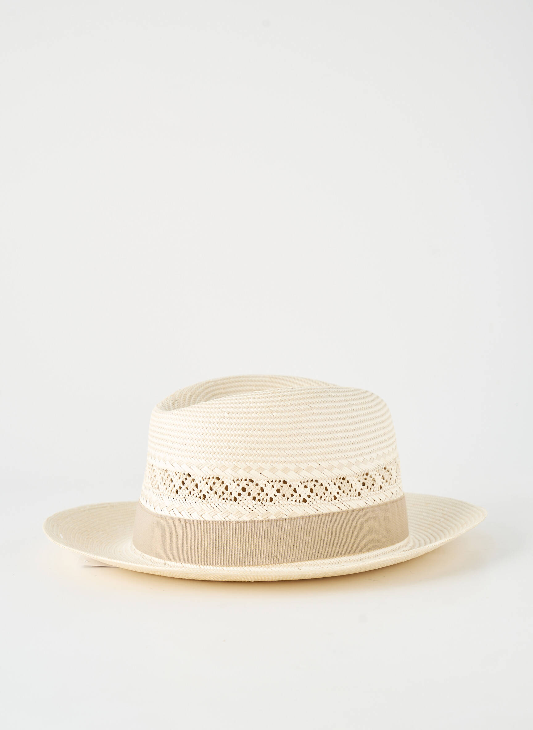 Chapeau bande anti-transpiration beige PANAMA homme