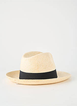 Chapeau  noir PANAMA HAT femme