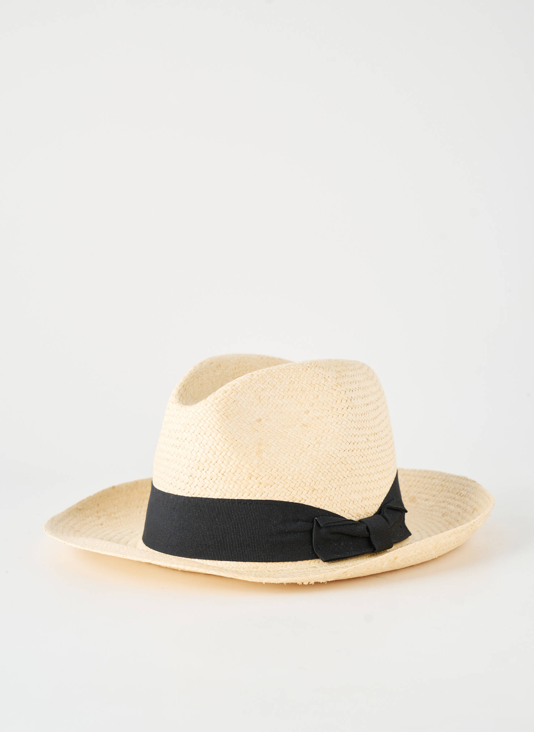 Chapeau  noir PANAMA HAT femme