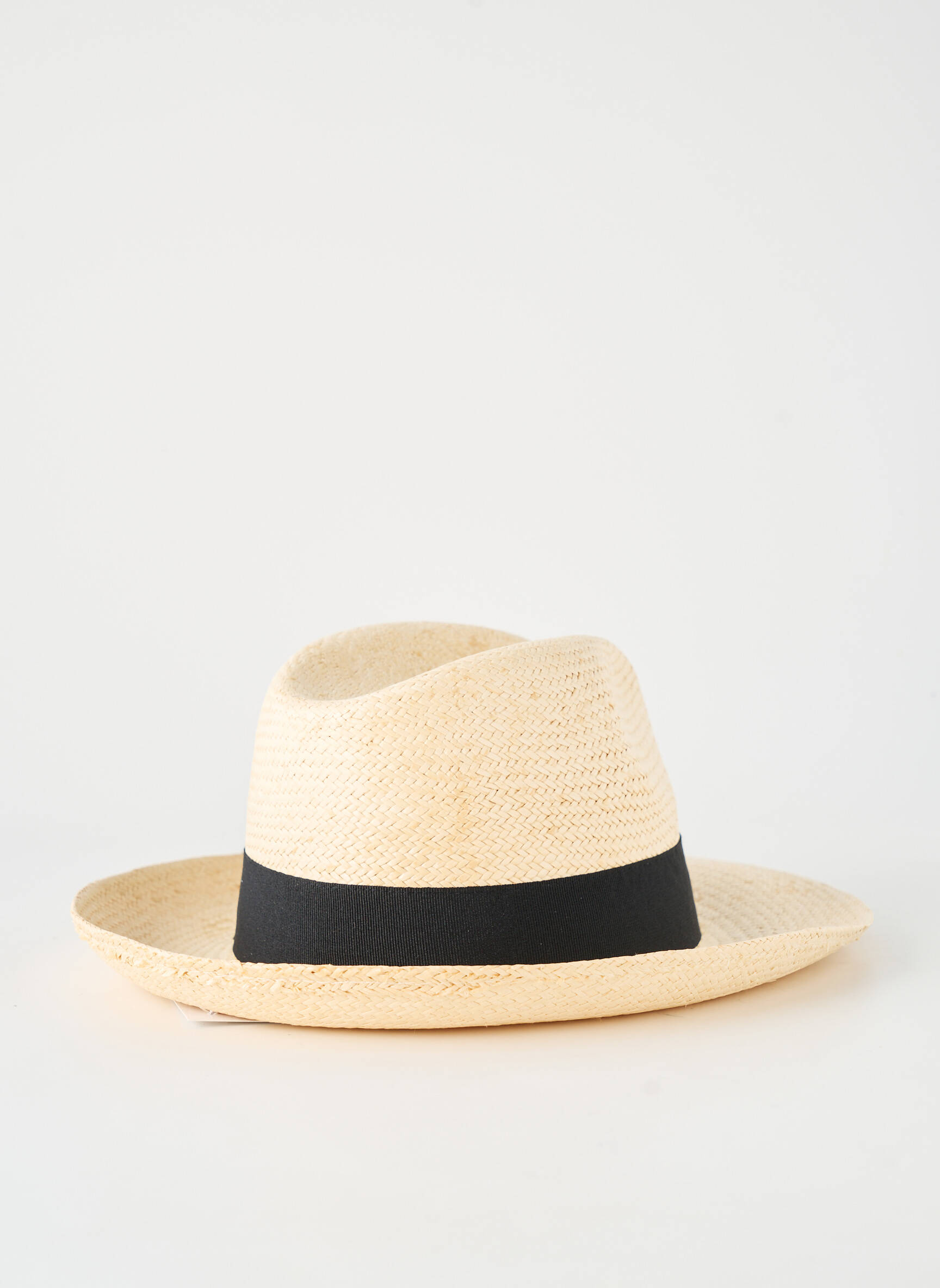 Chapeau  noir PANAMA HAT femme