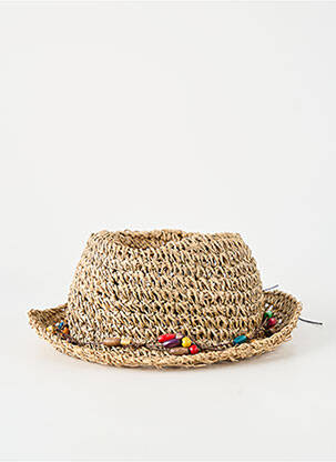 Chapeau forme chapeau paille beige M BY FLECHET femme