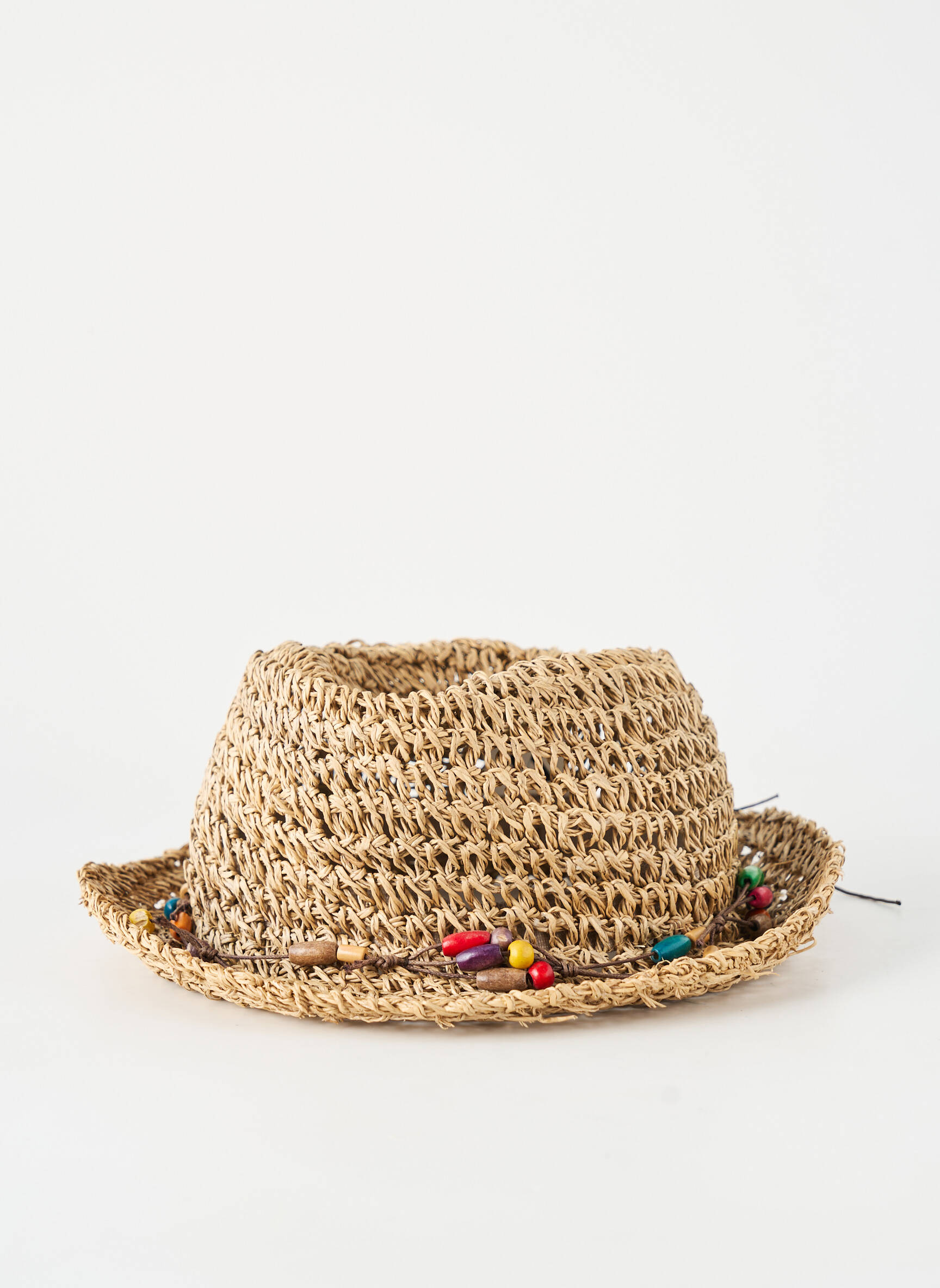 Chapeau forme chapeau paille beige M BY FLECHET femme