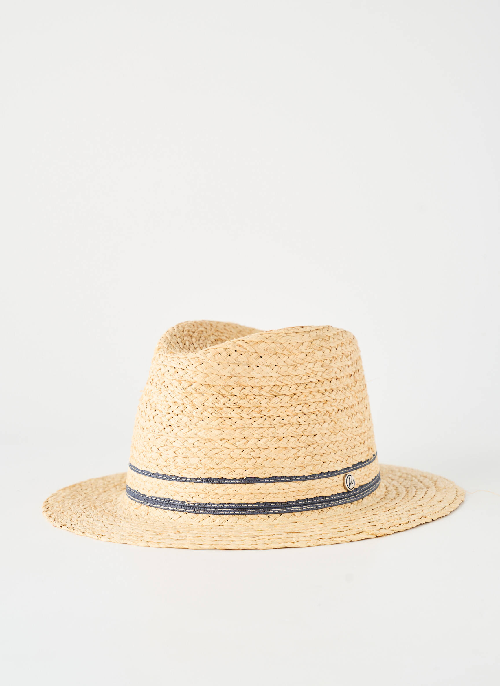 Chapeau forme chapeau paille bleu MODISSIMA femme