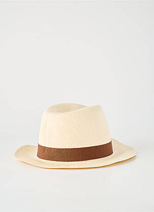 Chapeau bande anti-transpiration marron MODISSIMA homme