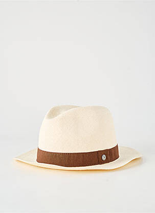 Chapeau bande anti-transpiration marron MODISSIMA homme