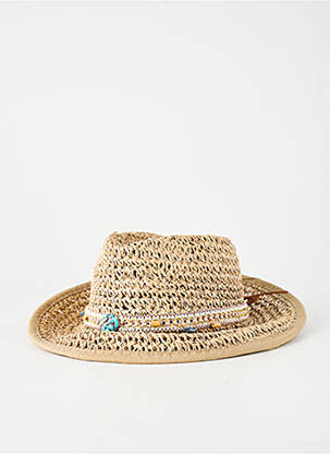 Chapeau forme chapeau paille beige M BY FLECHET femme