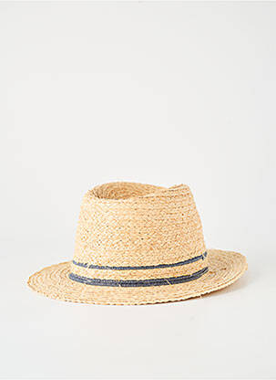 Chapeau bande anti-transpiration beige MODISSIMA homme