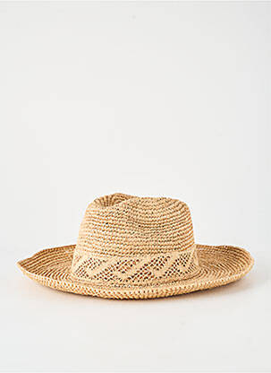 Chapeau forme chapeau paille beige TONGASOA femme