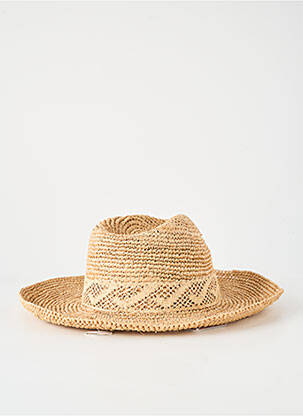 Chapeau forme chapeau paille beige TONGASOA femme