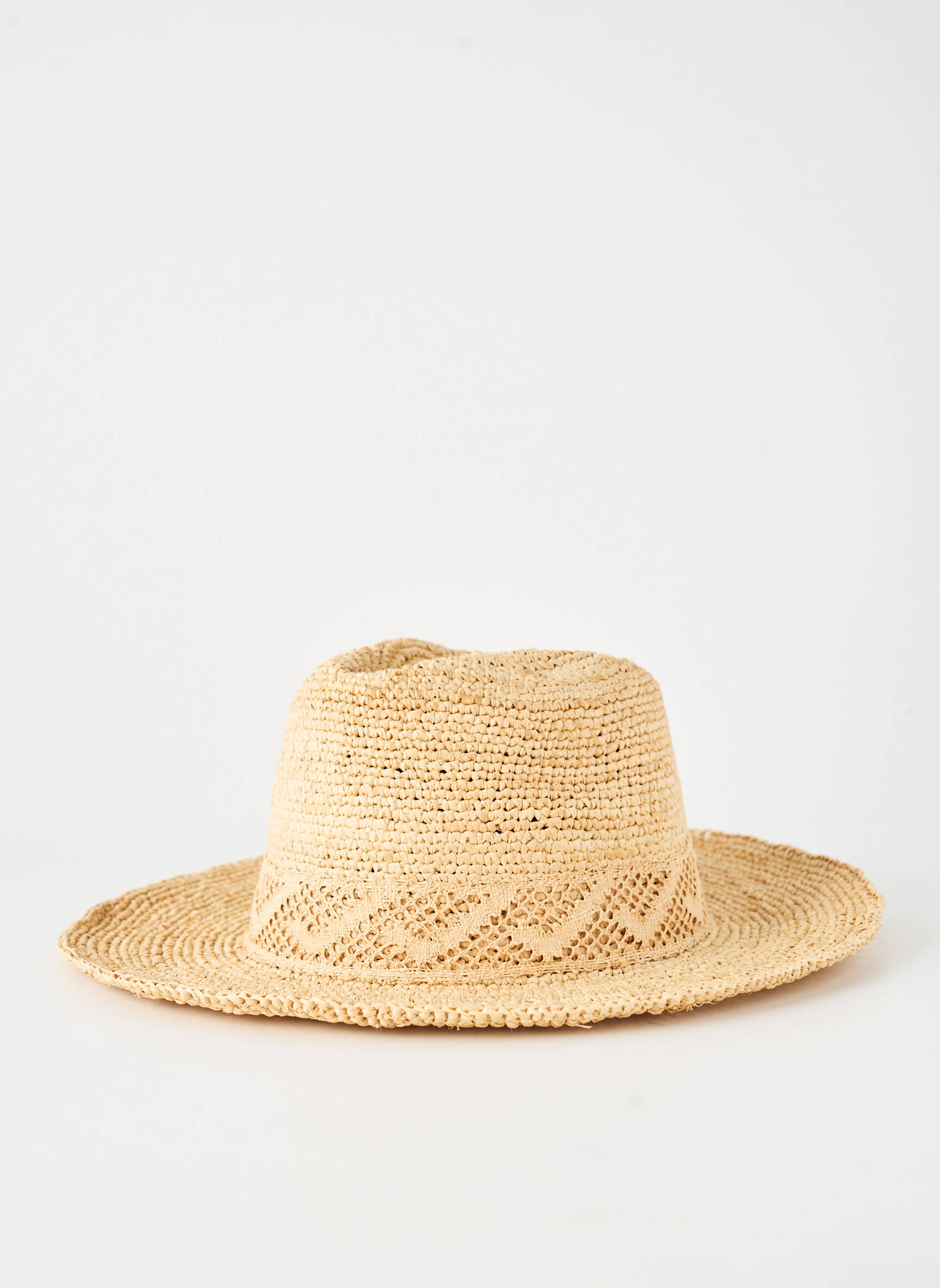 Chapeau forme chapeau paille beige TONGASOA femme