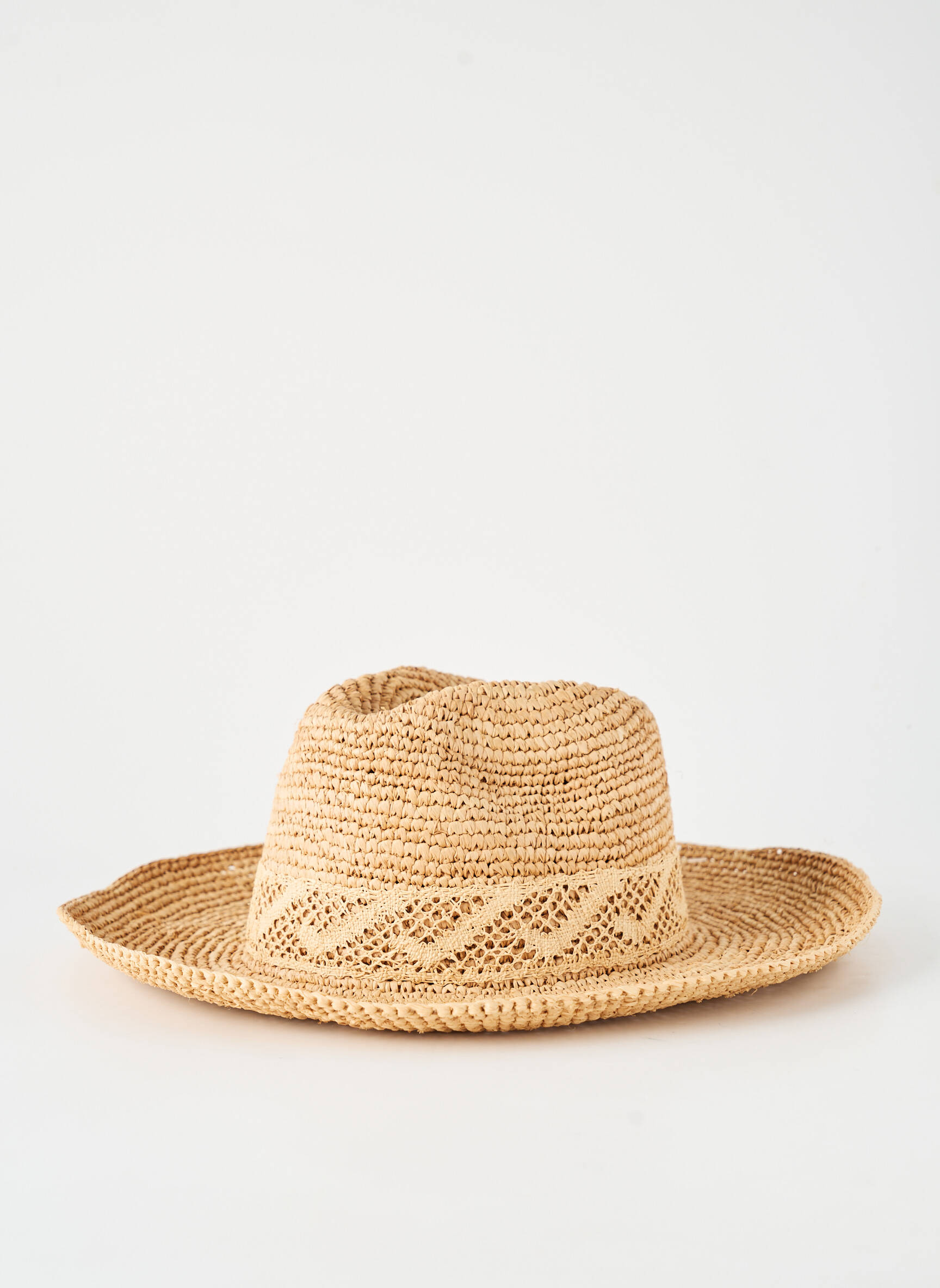 Chapeau forme chapeau paille beige TONGASOA femme