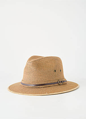 Chapeau bande anti-transpiration beige AUSSIE APPAREL homme