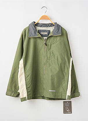 Coupe-vent poches sans capuche vert CBK fille