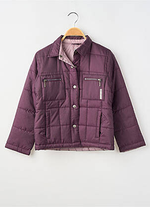 Doudoune poches sans capuche violet KALAÏS fille
