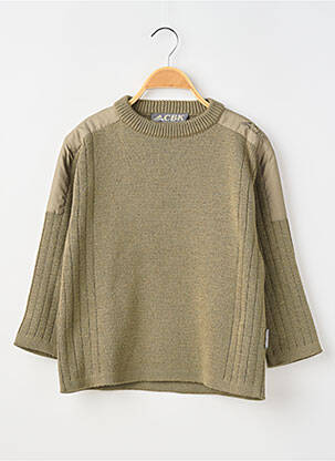 Pull stretch manches longues vert CBK fille