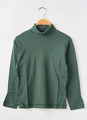 Sous-pull manches longues manches longues vert PETIT BATEAU enfant