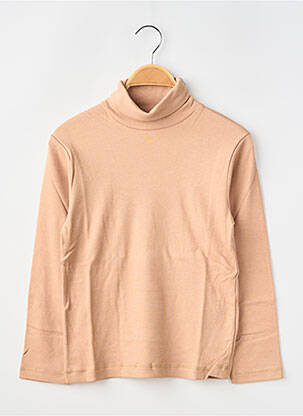 Sous-pull manches longues manches longues beige PETIT BATEAU enfant