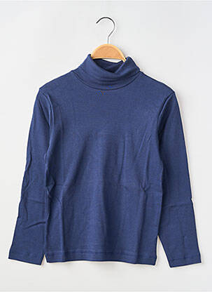 Sous-pull manches longues manches longues bleu PETIT BATEAU enfant