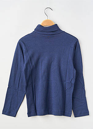 Sous-pull manches longues manches longues bleu PETIT BATEAU enfant