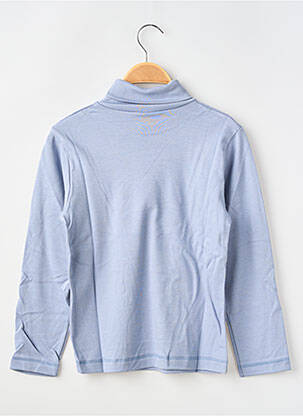 Sous-pull manches longues manches longues bleu clair PETIT BATEAU enfant