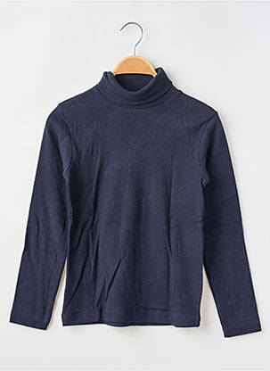 Sous-pull manches longues manches longues bleu PETIT BATEAU enfant