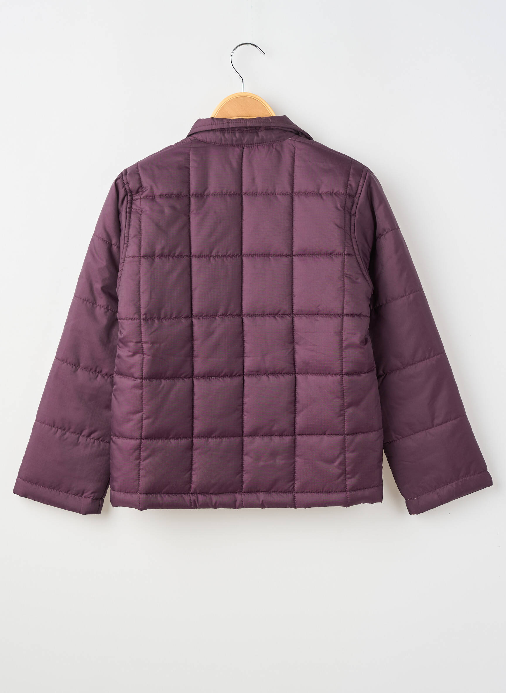 Doudoune poches sans capuche violet KALAÏS fille