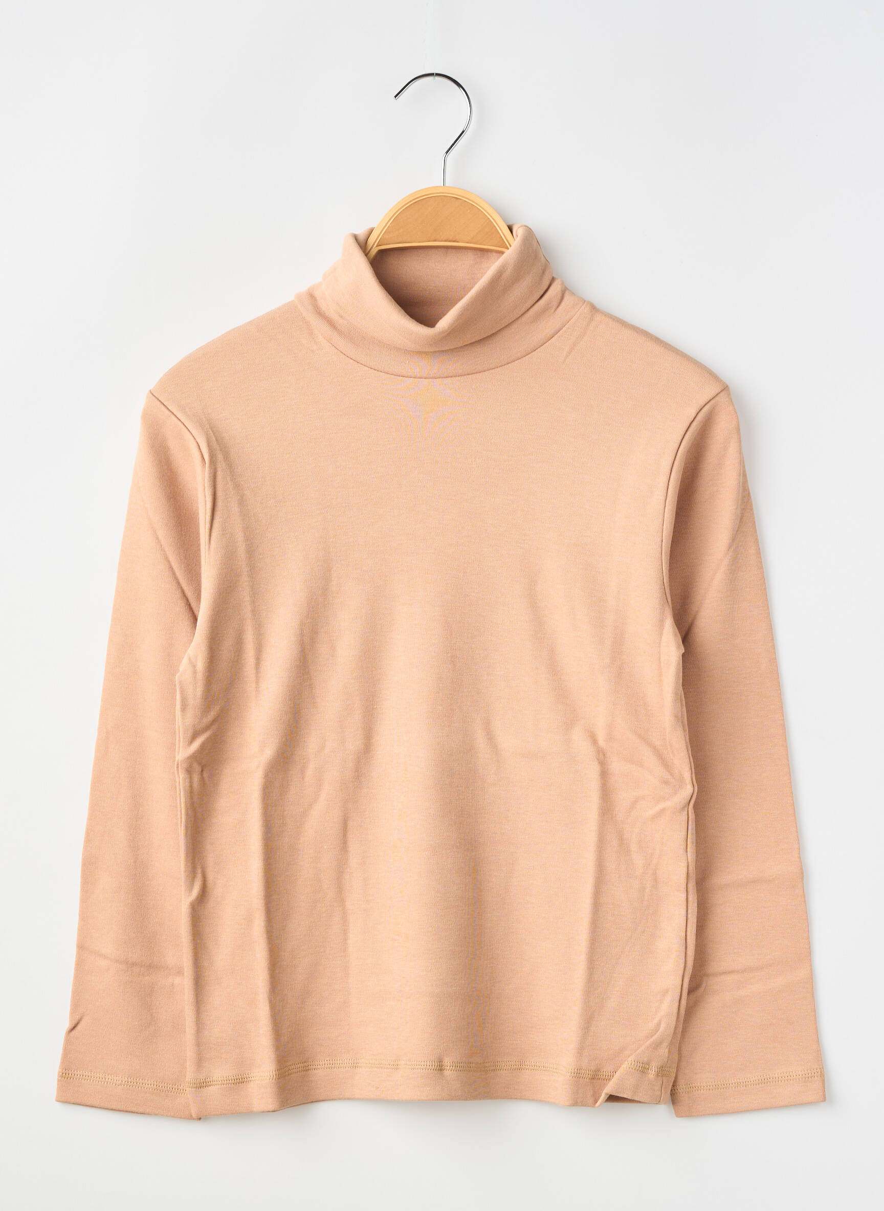 Sous-pull manches longues manches longues beige PETIT BATEAU enfant