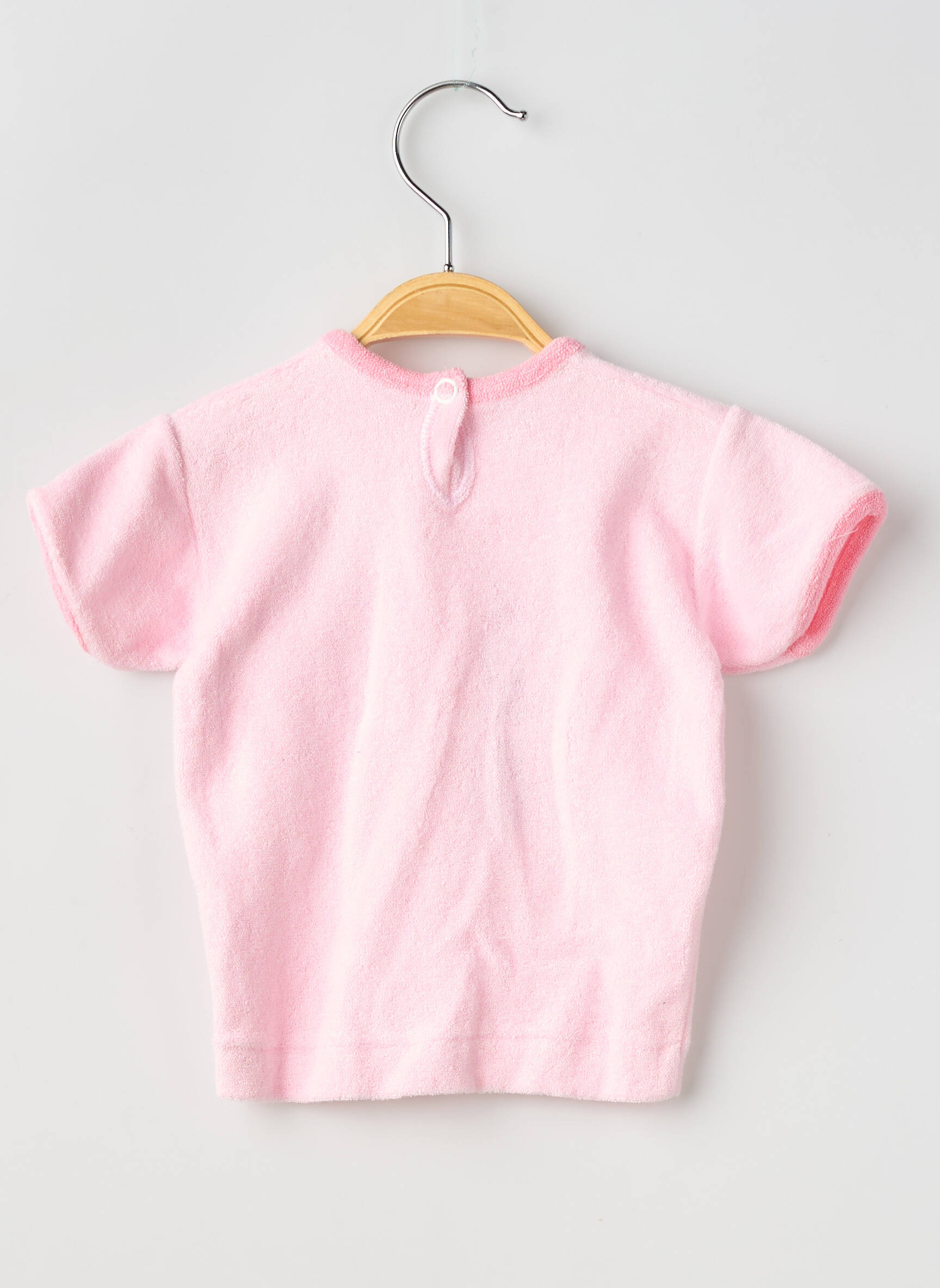 T-shirt stretch manches courtes rose PETIT BATEAU fille