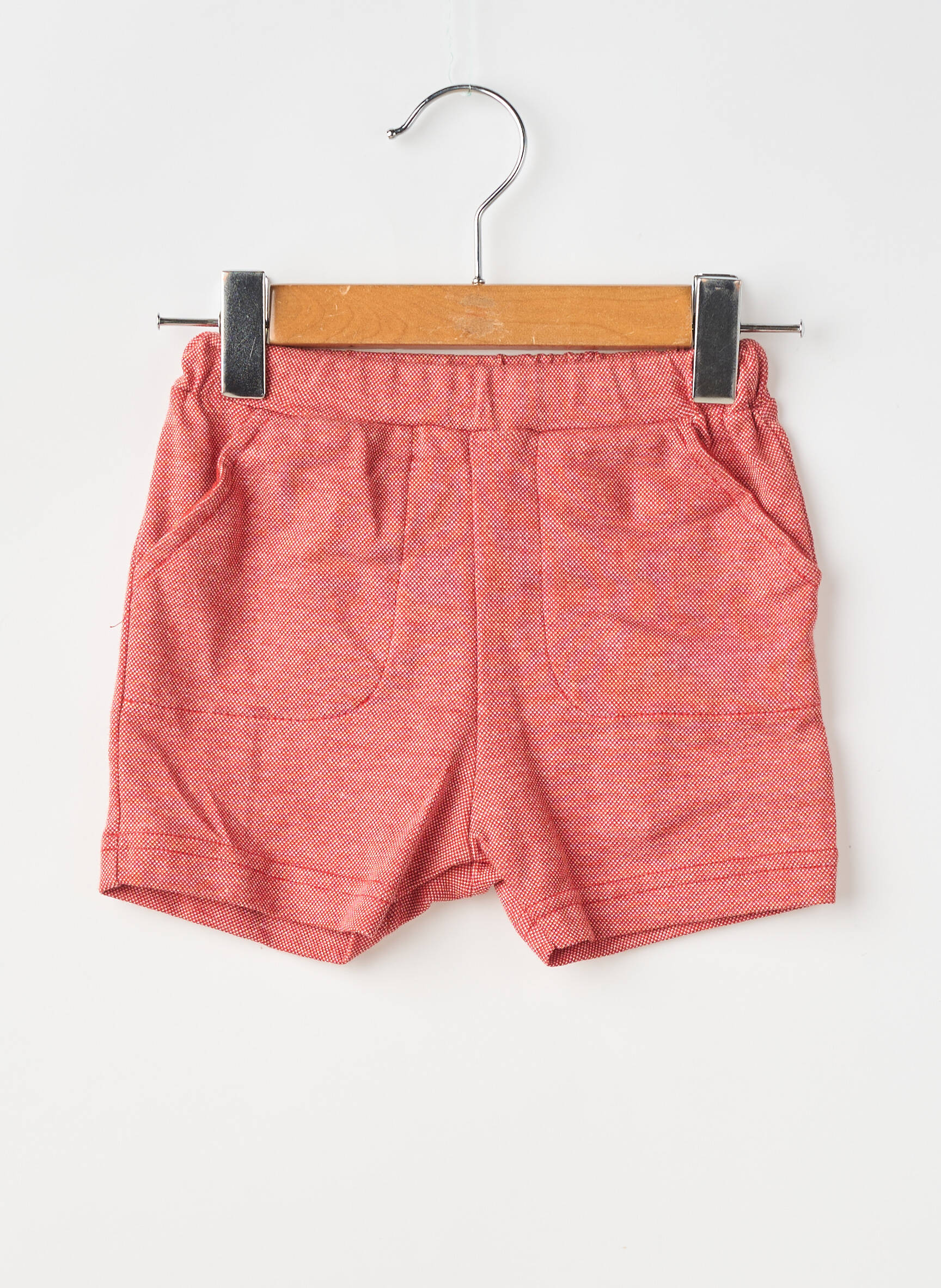 Short stretch taille élastique rouge PETIT BATEAU garçon