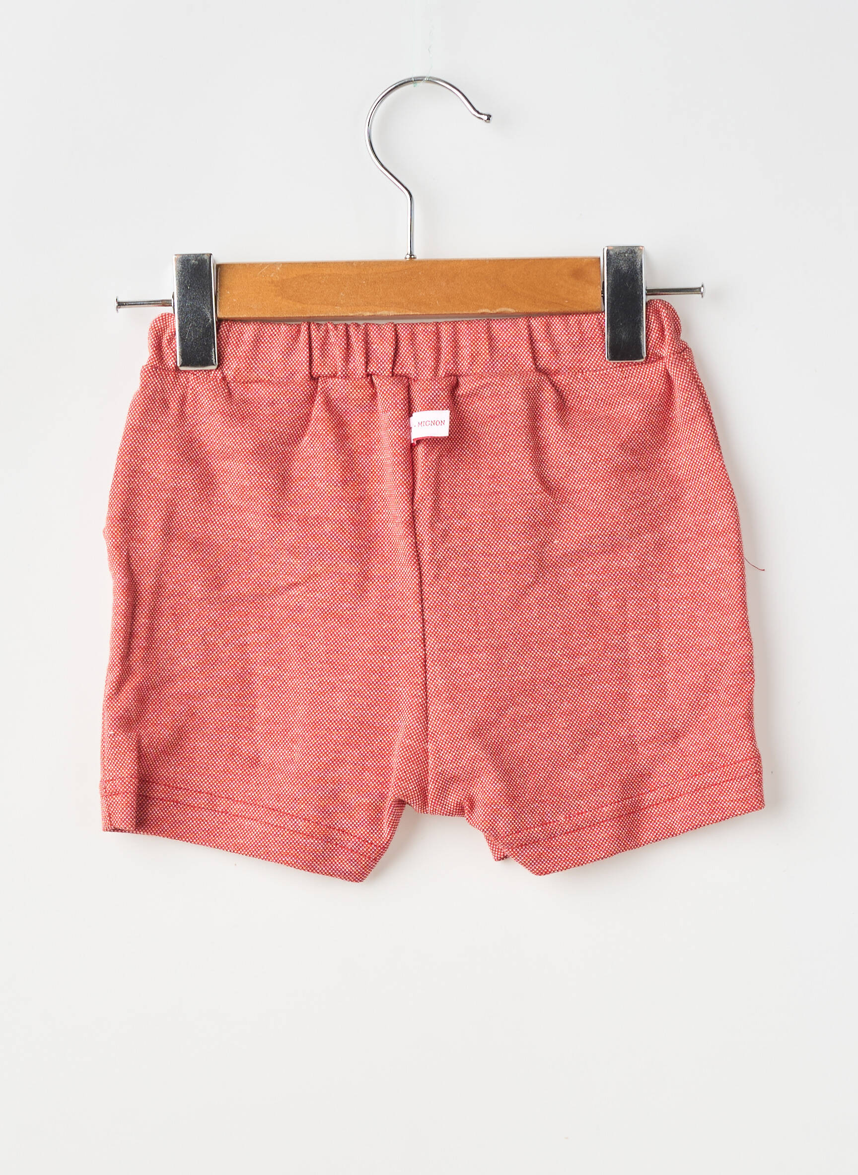 Short stretch taille élastique rouge PETIT BATEAU garçon